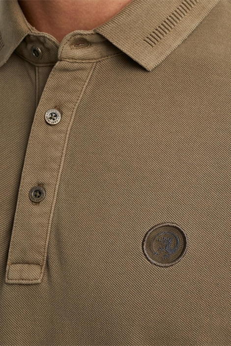 Cast Iron short sleeve polo cotton gd pique